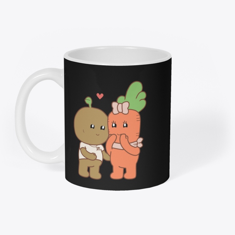 Popo + Carrot Coffee Mugs