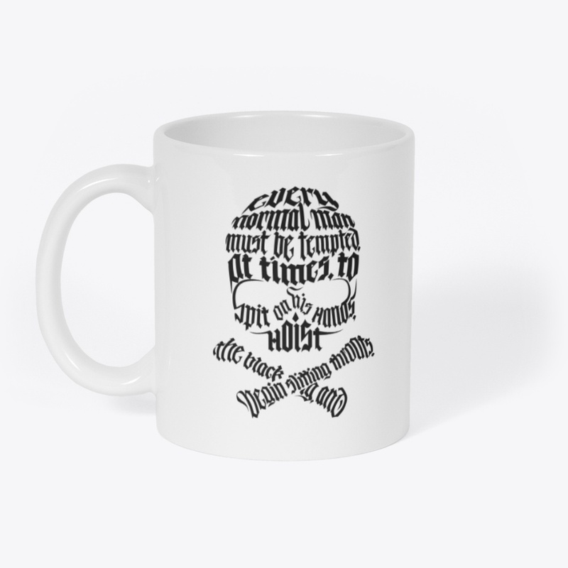 Skull Calligram