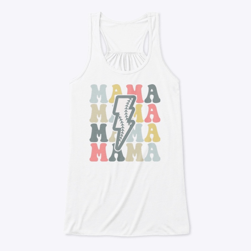 Baseball mama pastel