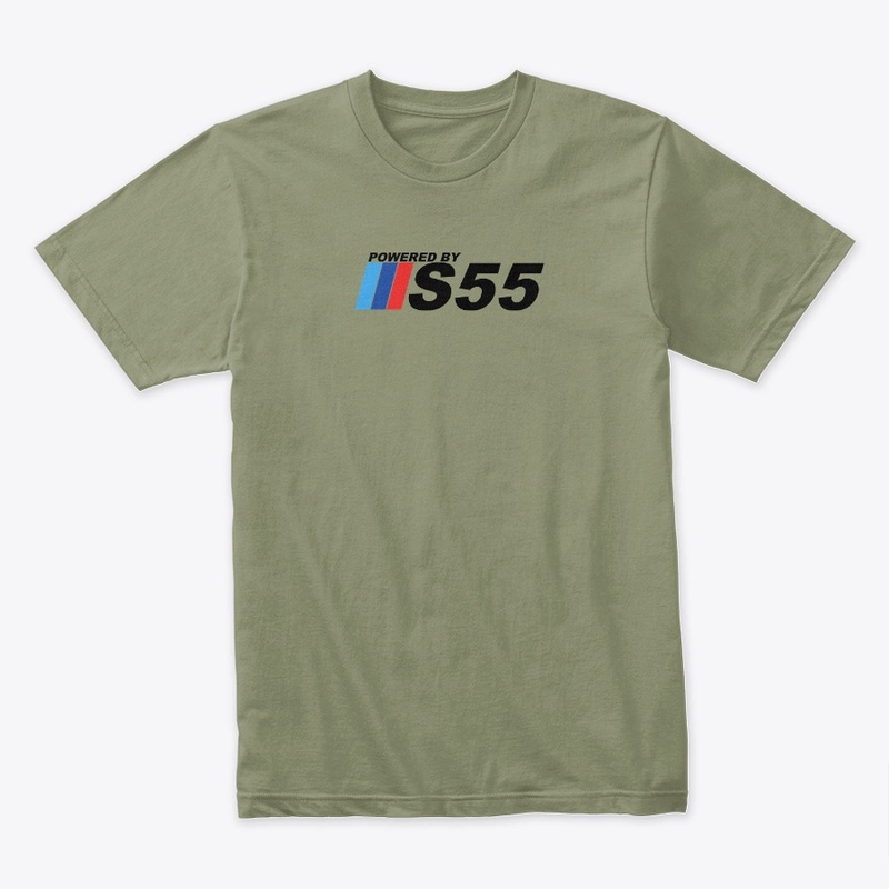 Powered By S55 (Black Design)