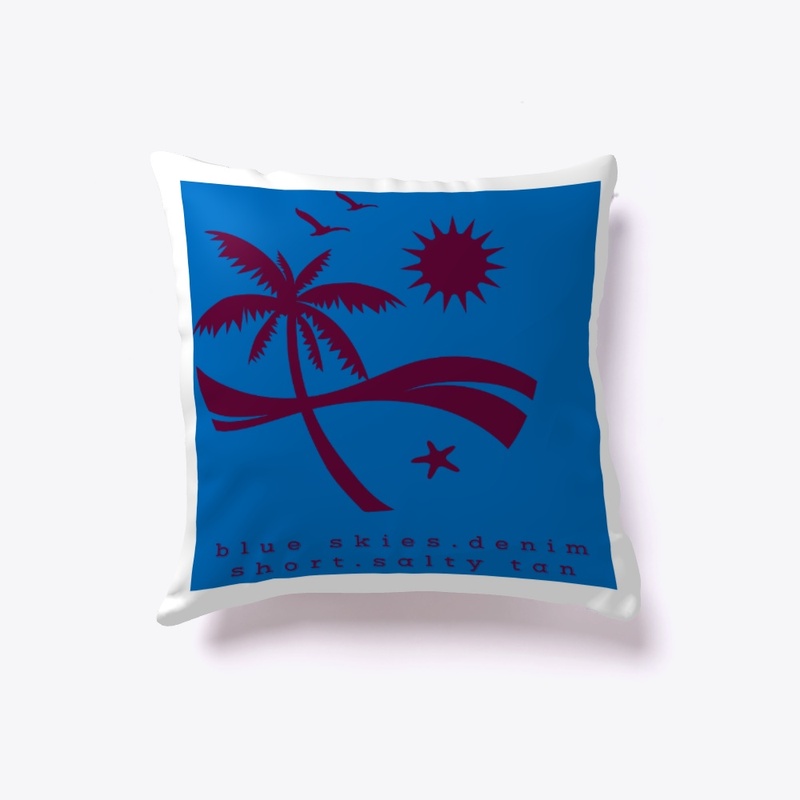 love to beach.love blue sky salty love