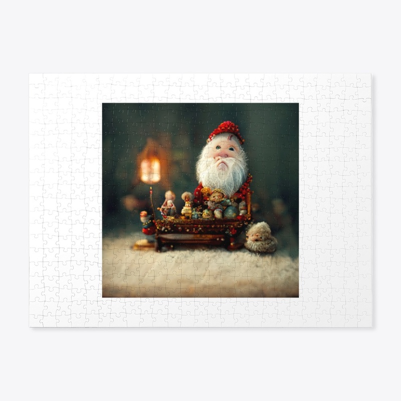 Santa Claus in the interior