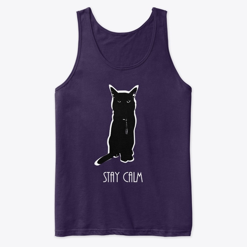 Grumpy Black Cat