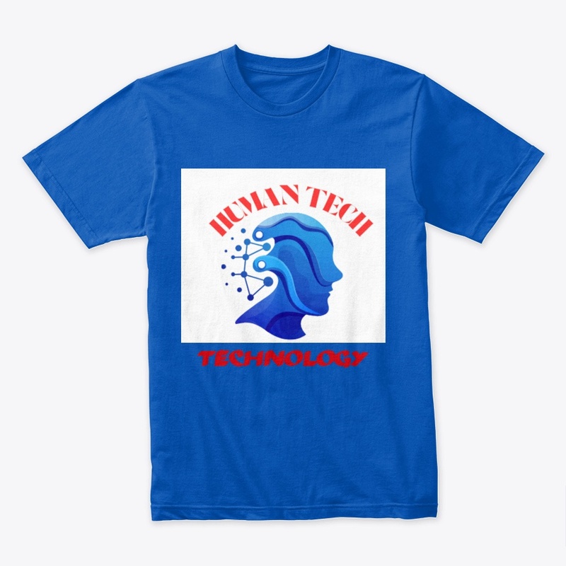 Human tech logo design 