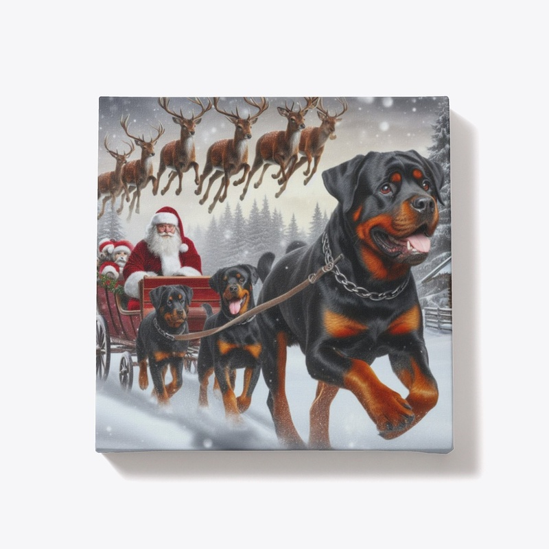 Rottweilers and Santa