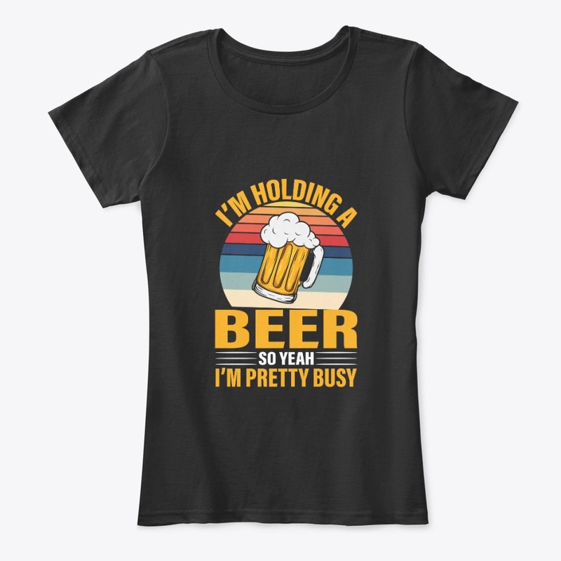 I'm holding a beer so I'm busy