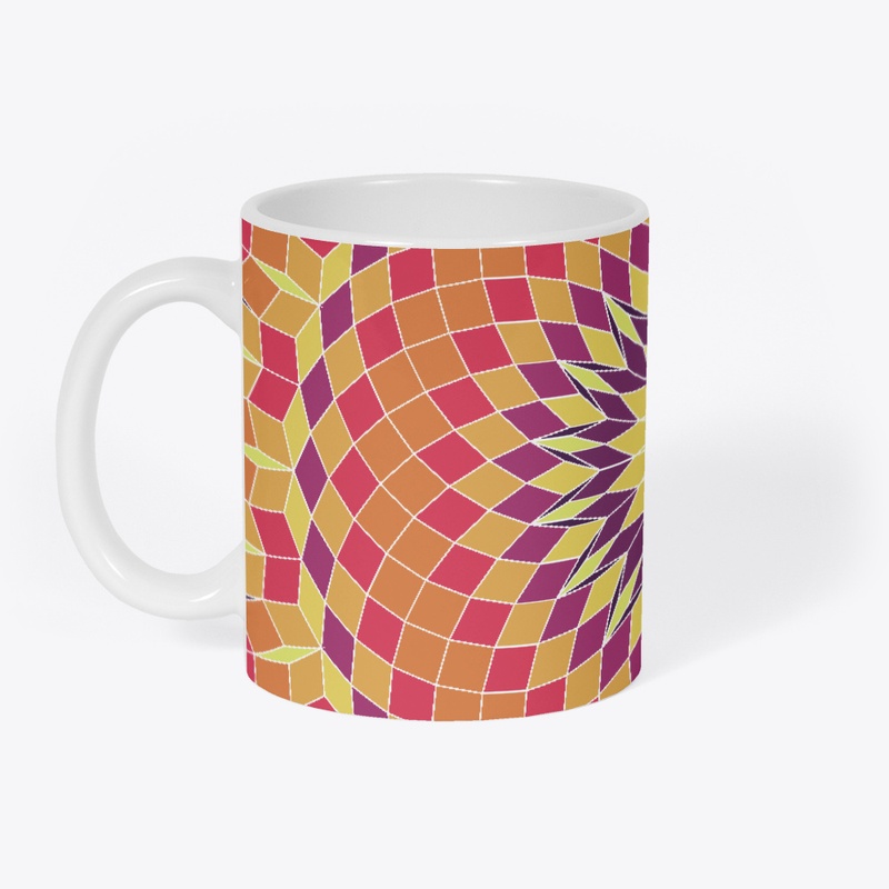 Mosaic Flower Pattern
