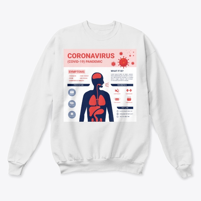 T-shirt Coronavirus, go away!!!