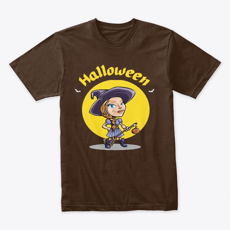 Happy Halloween - Young witch
