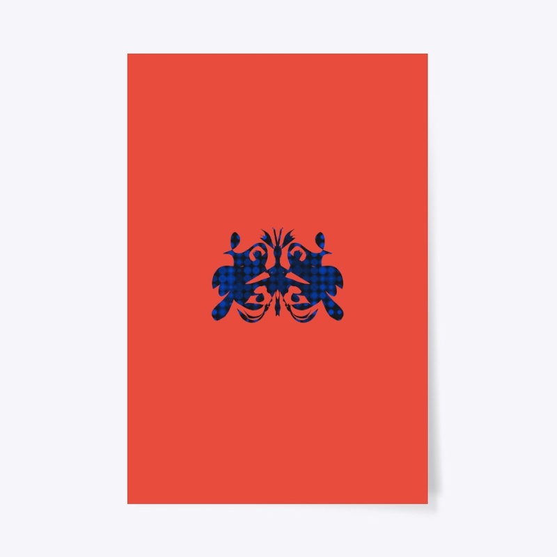 Blue Butterfly Design