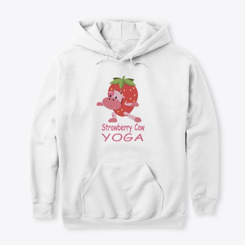Strawberry cow yoga