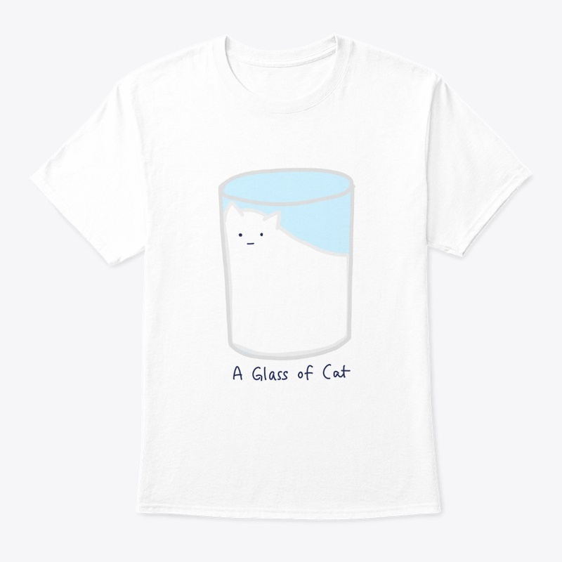 A glass of cat