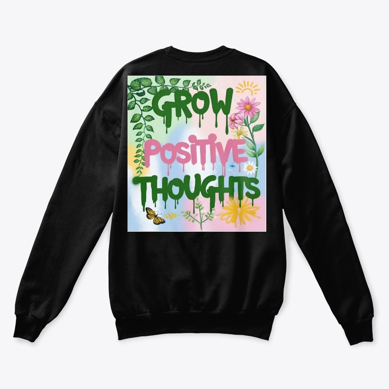 Grow Positive Thoughts  Graffiti Design