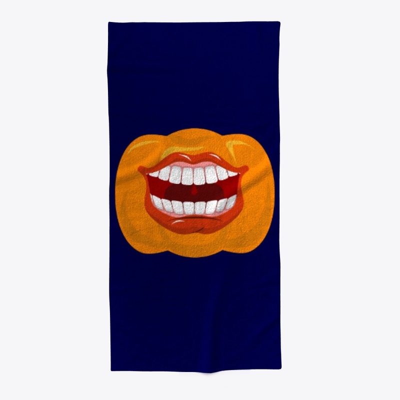 Halloween Mouth on Pumpkin Funny