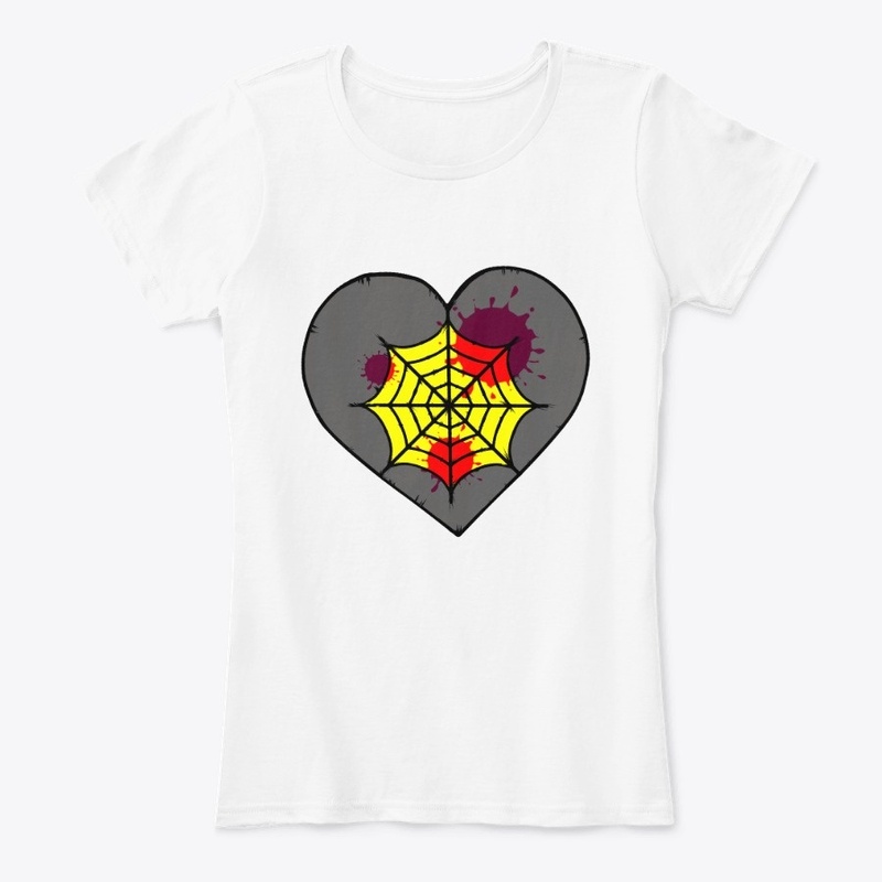 Horror Heart (Gray/Yellow)