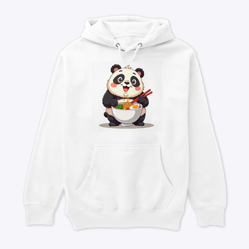 Ramen Panda Feast Cute Cartoon 