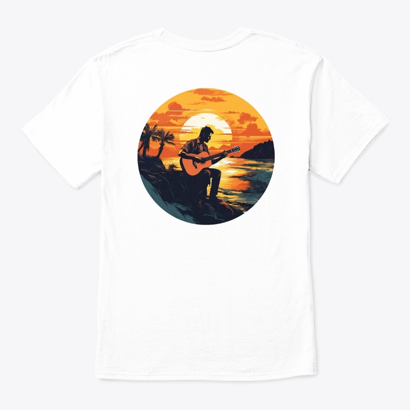 Sunset Guitar Old Lahaina Design
