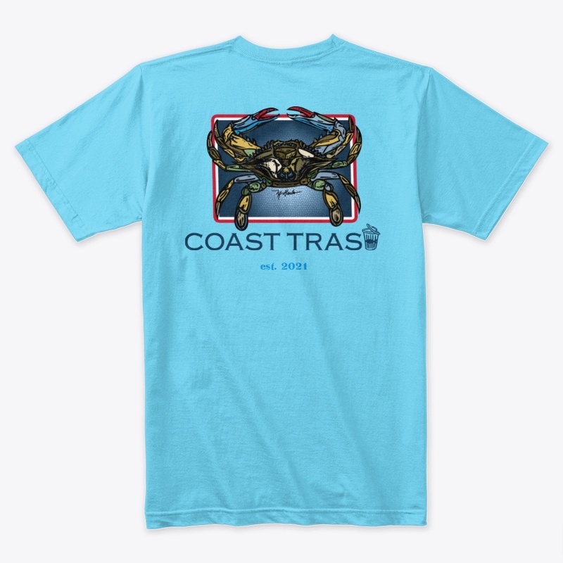 Coast Trash Blue Crab