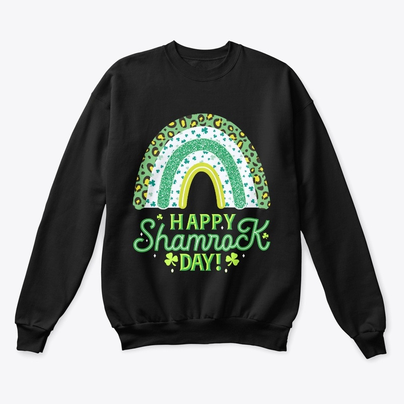 Happy Shamrock Day Rainbow T shirts