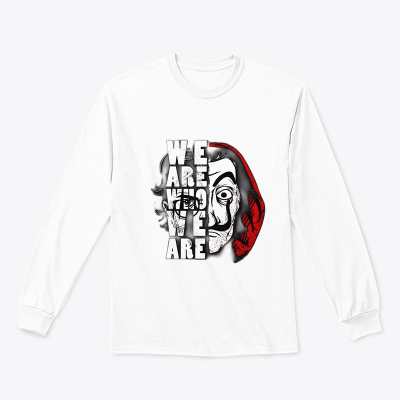 "We Are Who We Are Mask Hoodie"