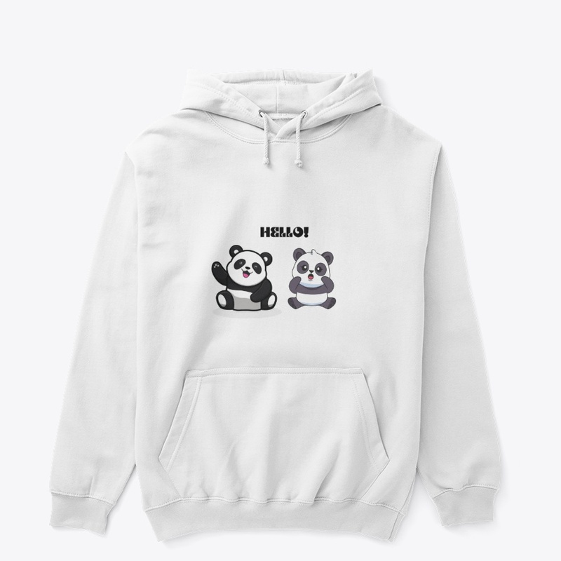 Teddy bear printed hoodie
