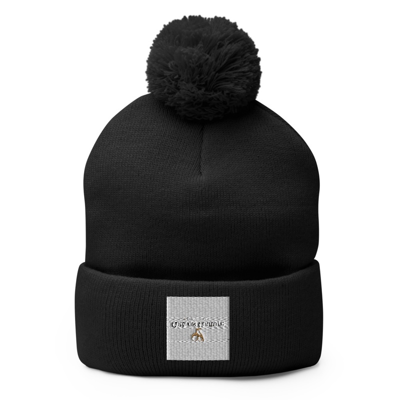 "Frosty Elegance: Cotton Couture Caps"