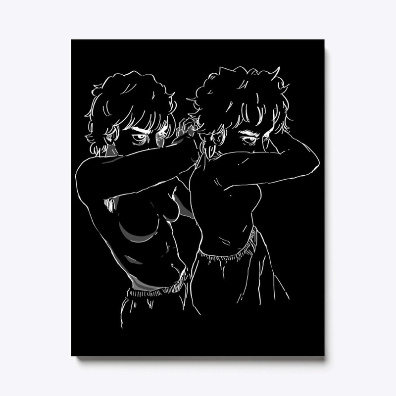 Lucifer Pose Portrait (white)