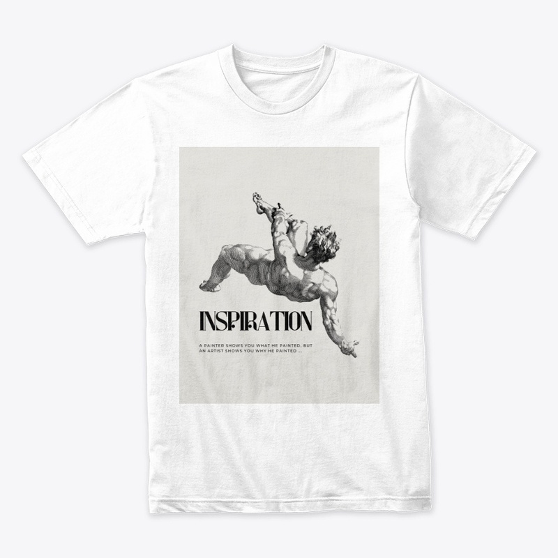 Falling Man Pencil Drawing Tee