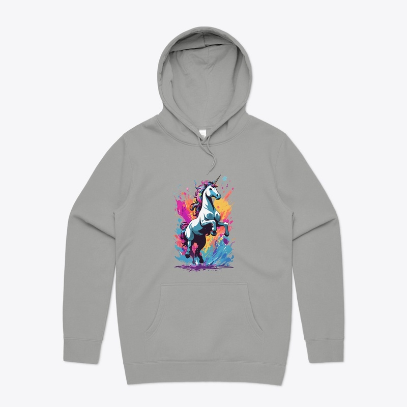 a silhouette of a unicorn