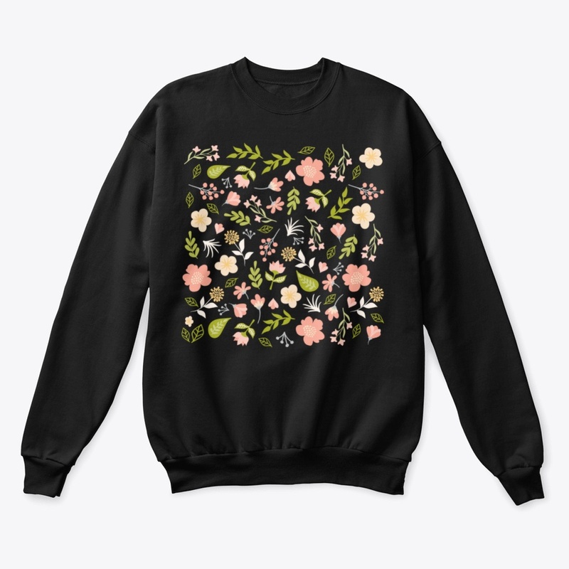 Spring grass and flowers
