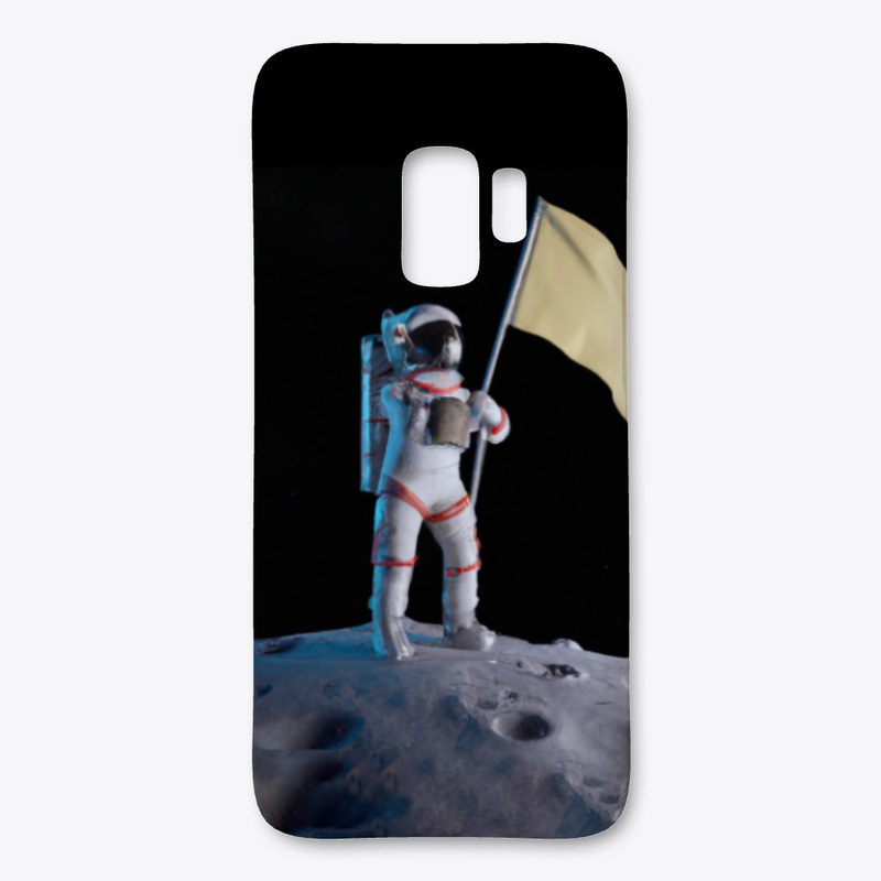 Astronaut with Flag