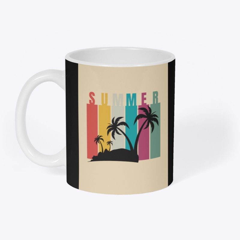 Summer and palm tree