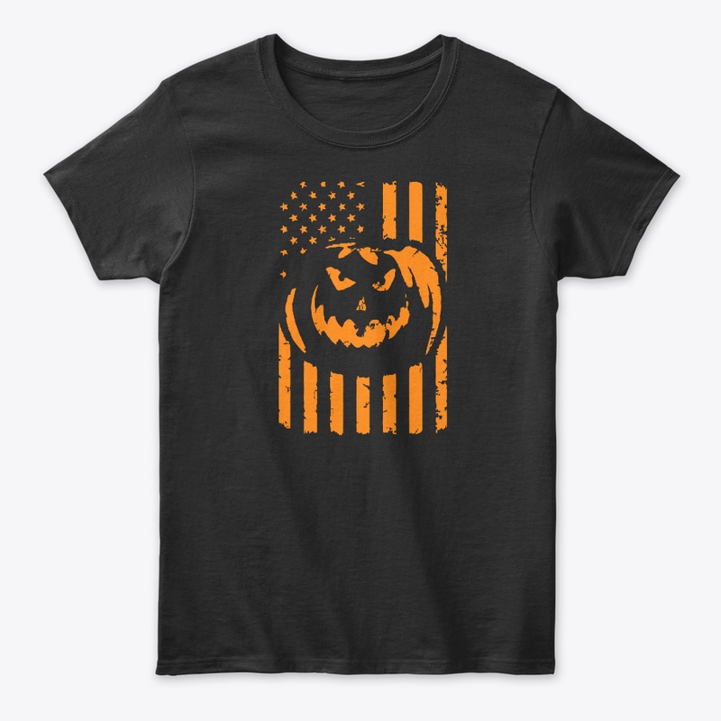 Patriotic Pumpkin Flag