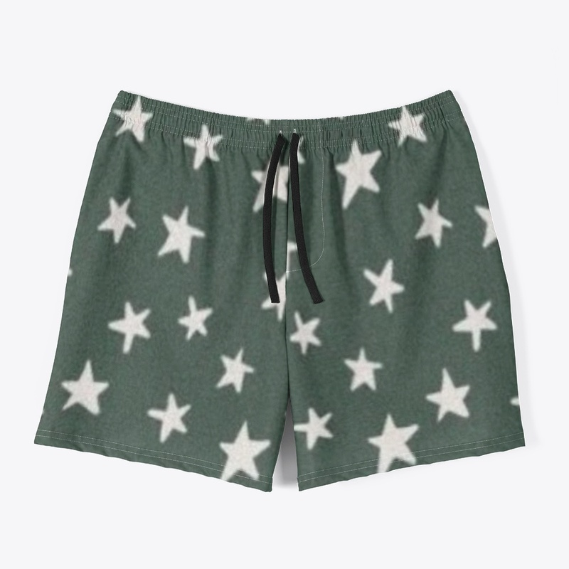 All-Over Print Men's Swim Trunks