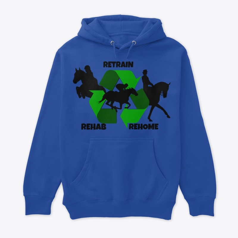 REHAB, RETRAIN, REHOME PREMIUM HOODIE