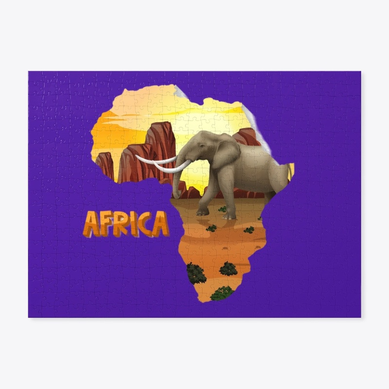 African elephant.
