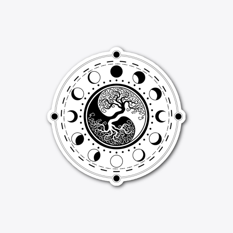 mystical astrology Yin and yang t-shirts