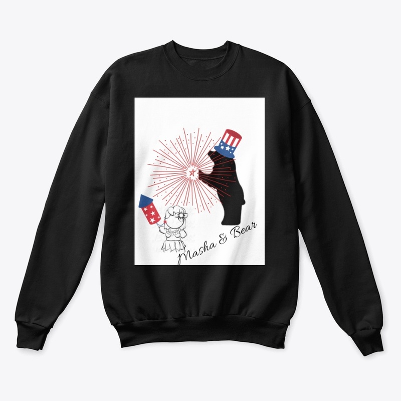 Masha & Bear 4th July Tee