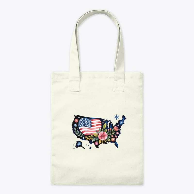 Silhouette of the USA