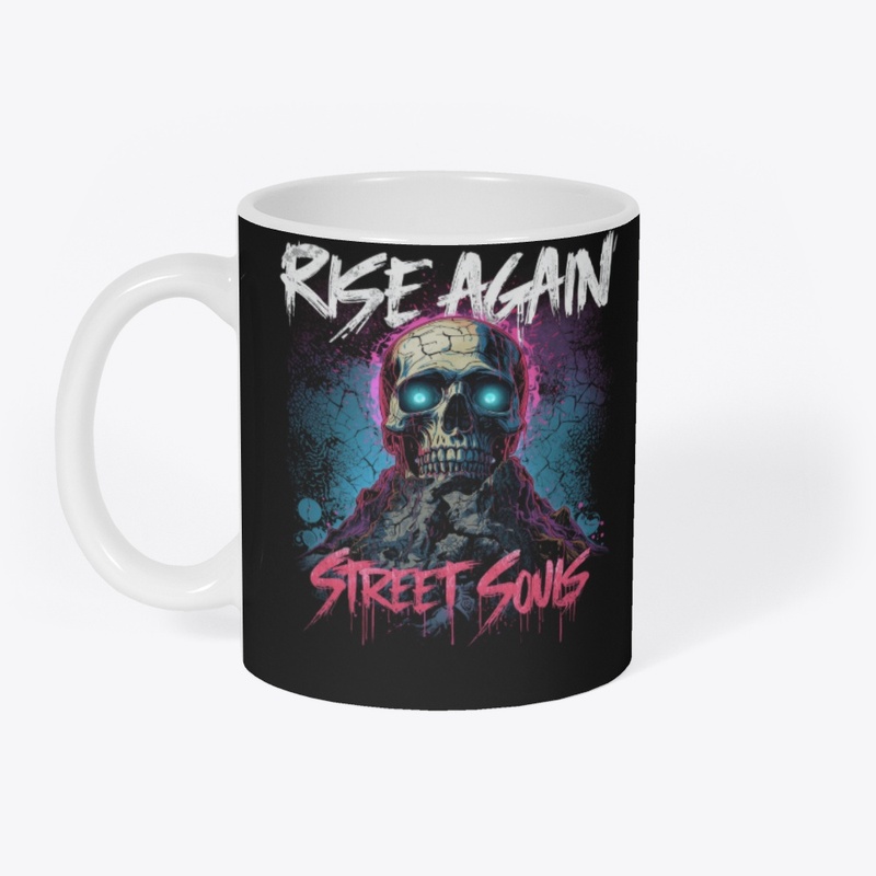 Rise Again Skull T-Shirt | Street Souls
