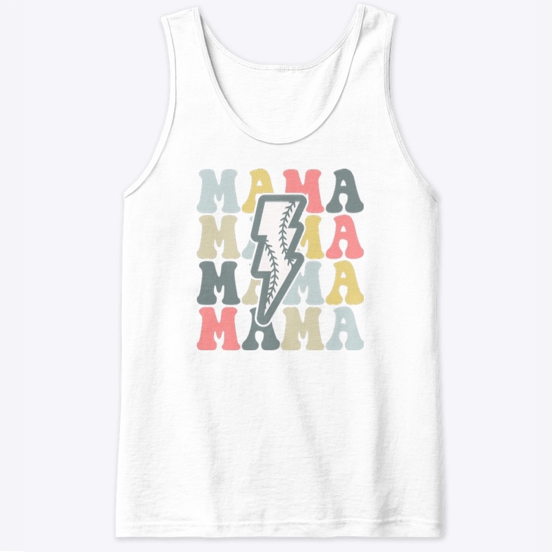 Baseball mama pastel