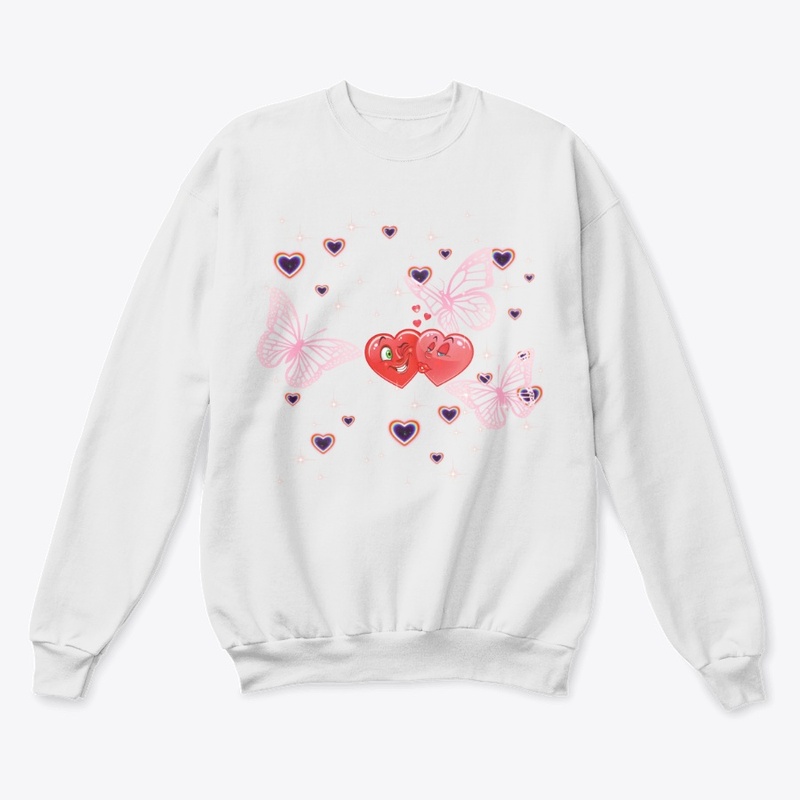 Butterfly wirh hearr lovely disign