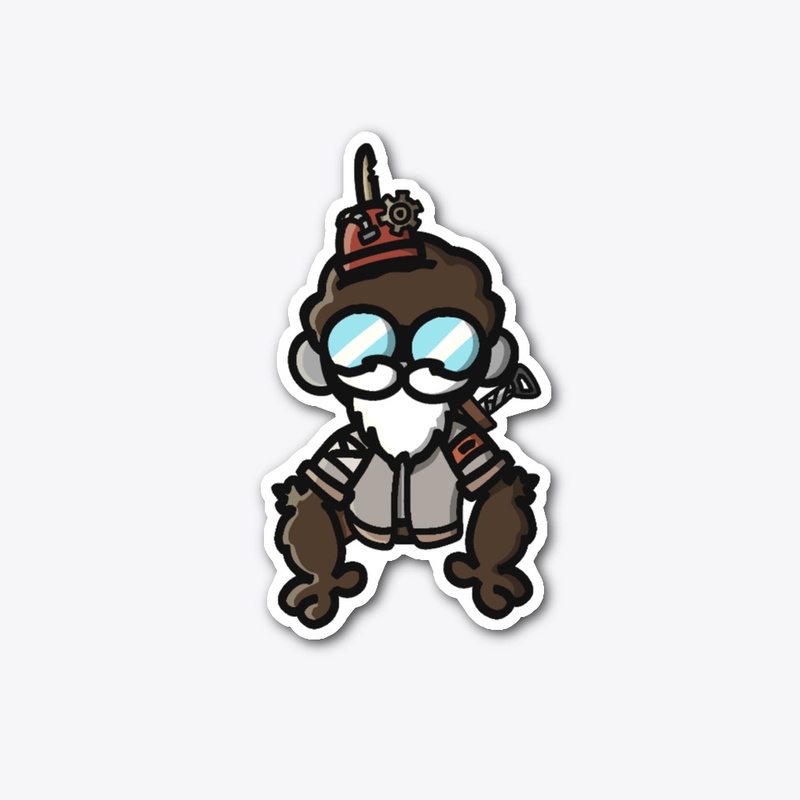 Steampunk Juan Sticker