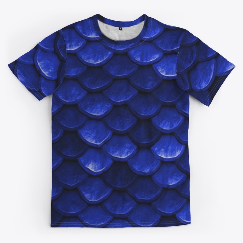 Blue Mermaid Fish Scale