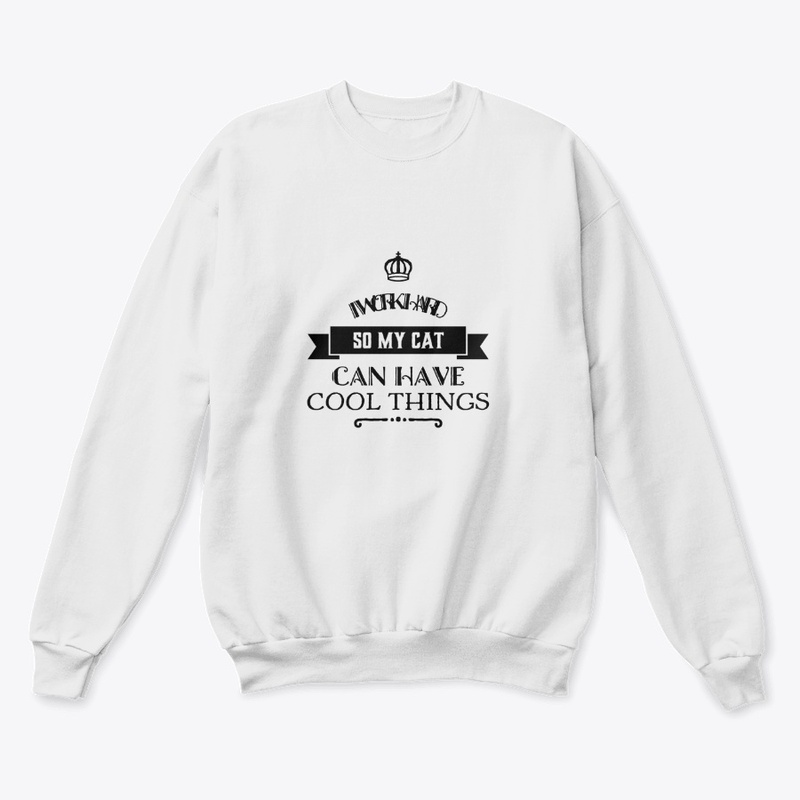 Work hard cat shirt