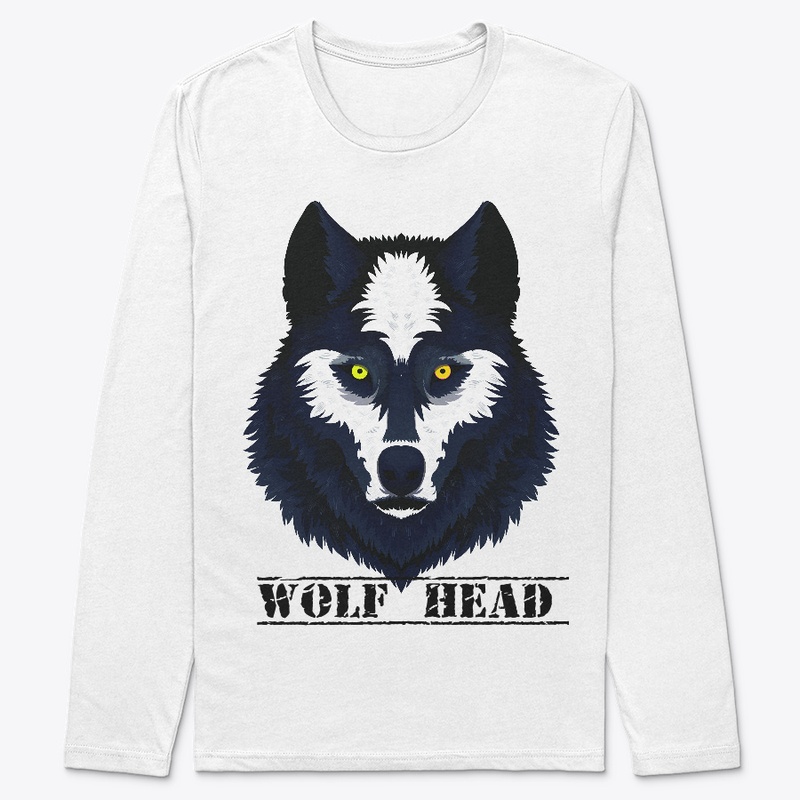 Wolf head silhouette