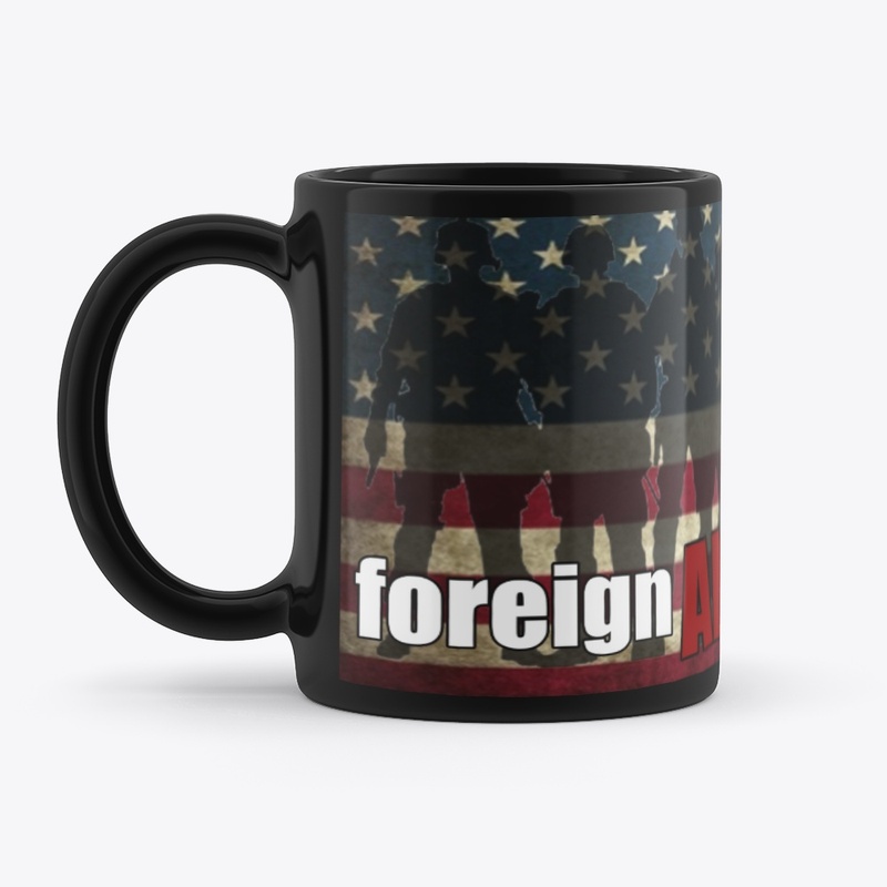 Foreign AND domestic Mug w/Flag