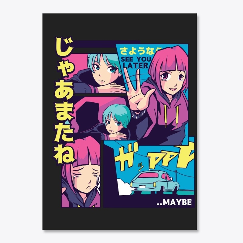 Anime Vaporwave See You Later Maybe