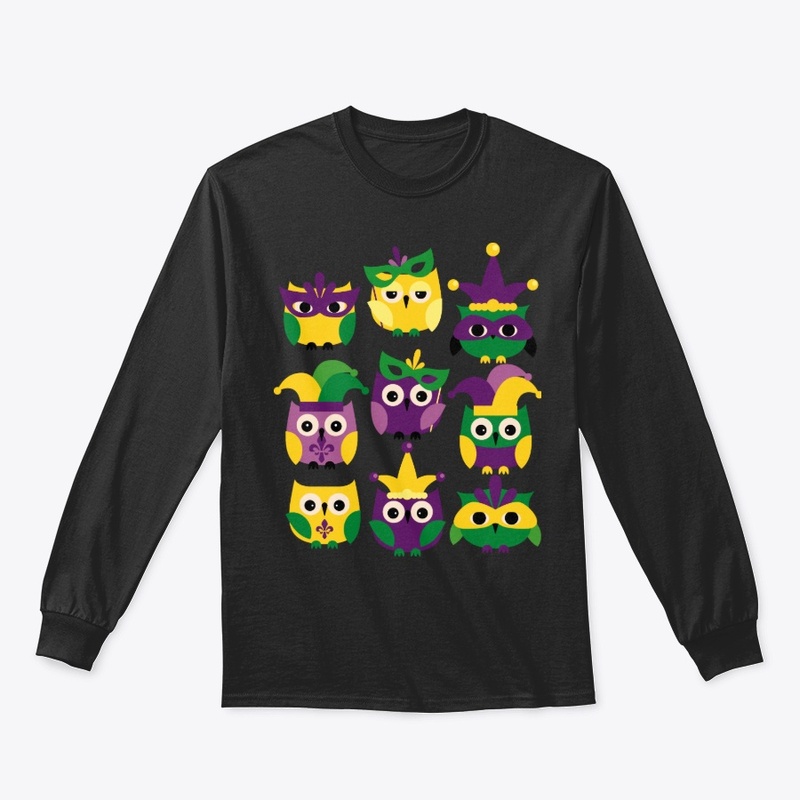 Mardi Gras Gift For Owl Lover