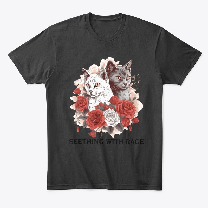Funny Cat Roses Seething With Rage